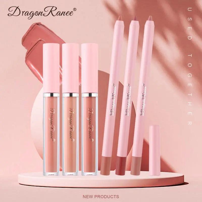 4pcs Lip Gloss Lip Liner Pen Set - Venus Trendy Fashion Online