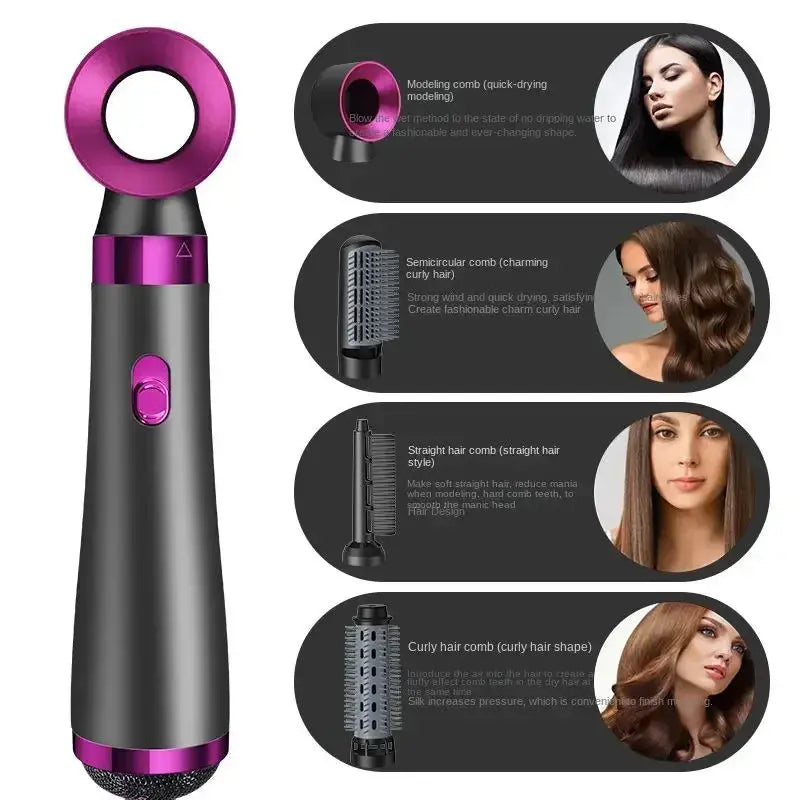 5 In 1 Hair Dryer Brush Set - Venus Trendy Fashion Online
