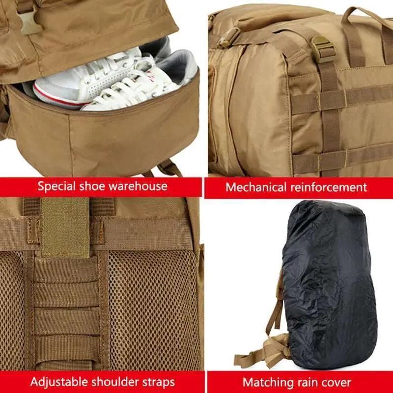 70L Large Capacity Backpack Travel Bag - Venus Trendy Fashion Online