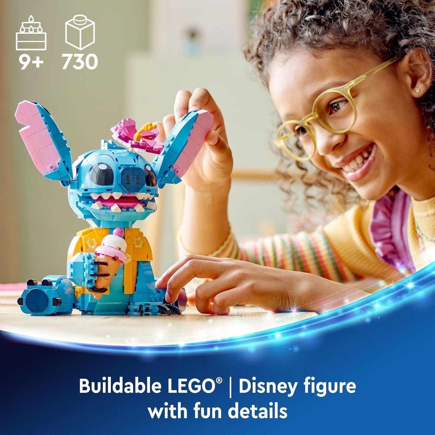 LEGO® Disney Stitch Buildable Kids’ Toy Playset 43249 with Ice-Cream Cone - Venus Trendy Fashion Online
