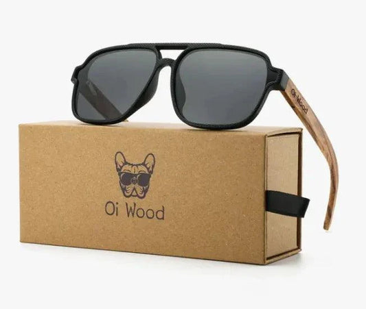 Vintage Wooden Polarized Sunglasses – Eco-Friendly UV Protection - Venus Trendy Fashion Online