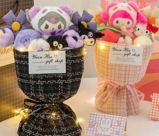 Anime Flower Bouquet Cartoon Doll Toys Gift - Venus Trendy Fashion Online