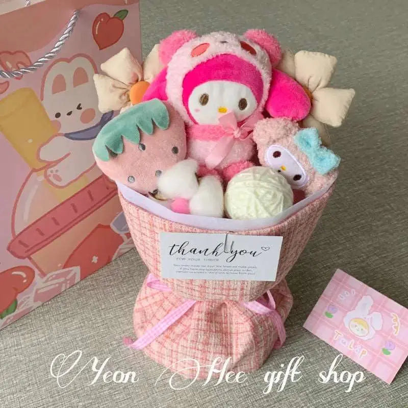 Anime Flower Bouquet Cartoon Doll Toys Gift - Venus Trendy Fashion Online