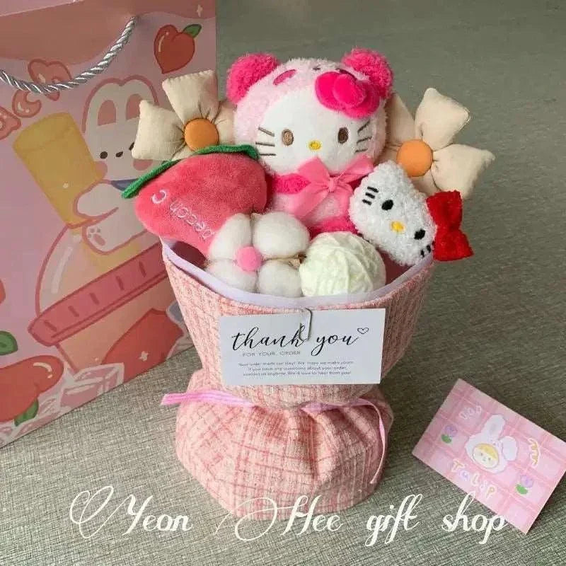 Anime Flower Bouquet Cartoon Doll Toys Gift - Venus Trendy Fashion Online