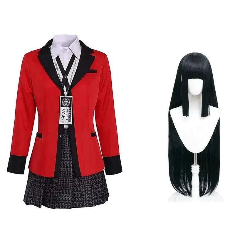 Anime Kakegurui Jabami Yumeko Cosplay Costume Uniform Suits - Venus Trendy Fashion Online