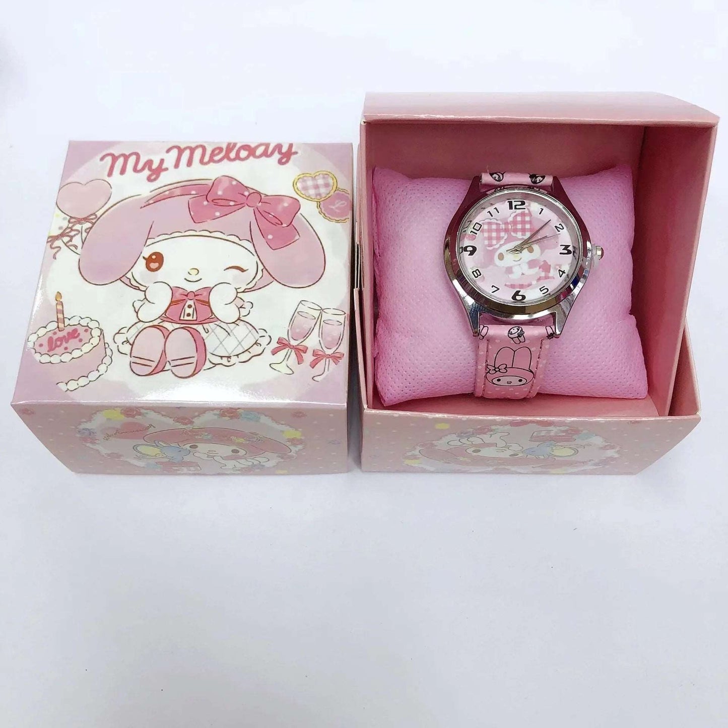 Anime PU leather electronic children's watch with gift box Venus Trendy Fashion Online