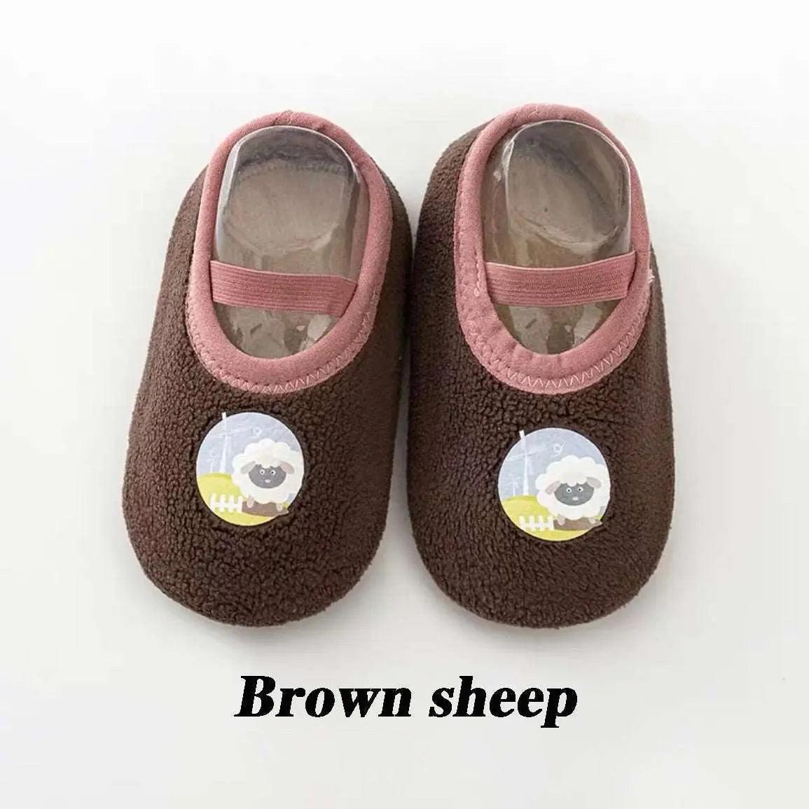 Baby Anti-slip Socks with Rubber Sole for Children - Venus Trendy Fashion Online