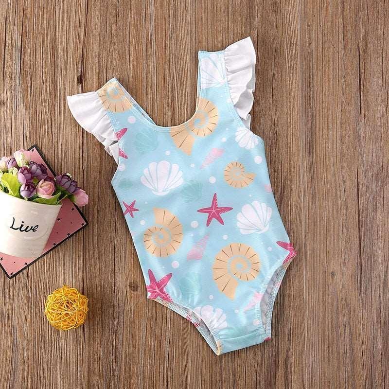 Baby Swimwear Little Girls One-piece Swimsuit for Beach - Venus Trendy Fashion Online