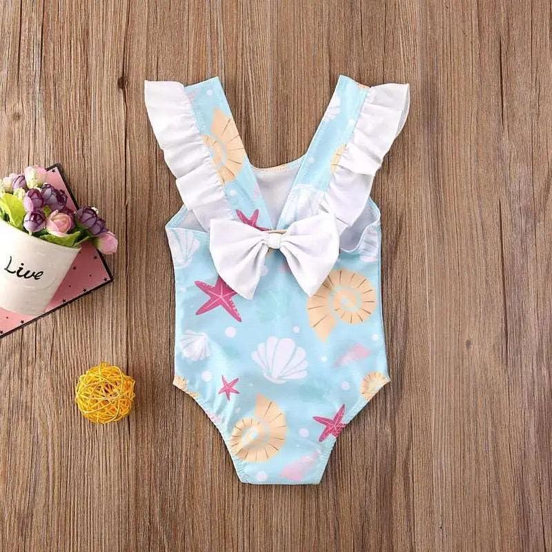 Baby Swimwear Little Girls One-piece Swimsuit for Beach - Venus Trendy Fashion Online