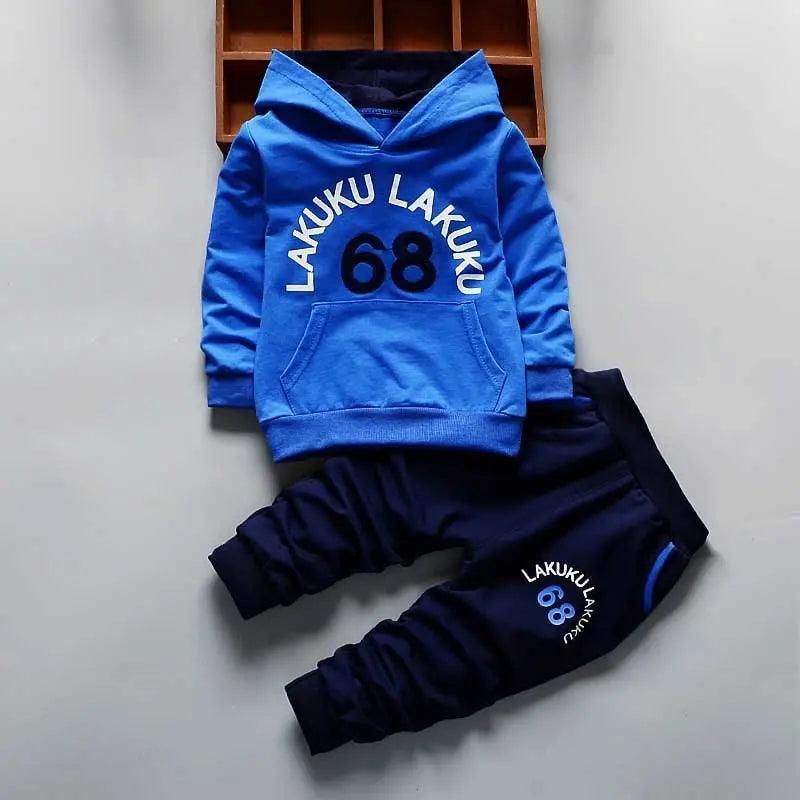 Boys Long Sleeves Outfits Clothing Hoodie + Trousers - Venus Trendy Fashion Online