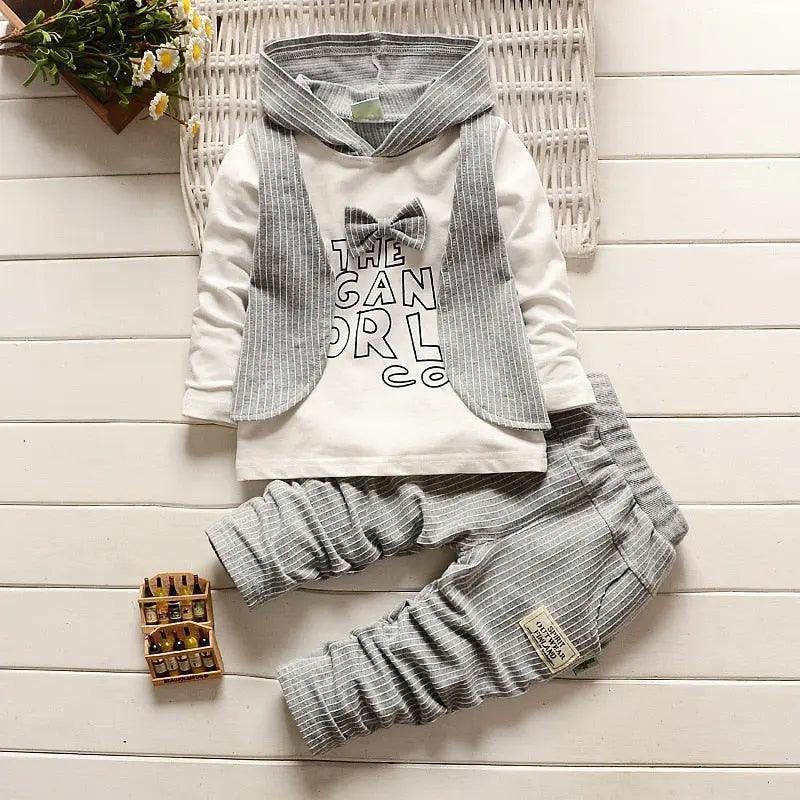 Boys Long Sleeves Outfits Clothing Hoodie + Trousers - Venus Trendy Fashion Online