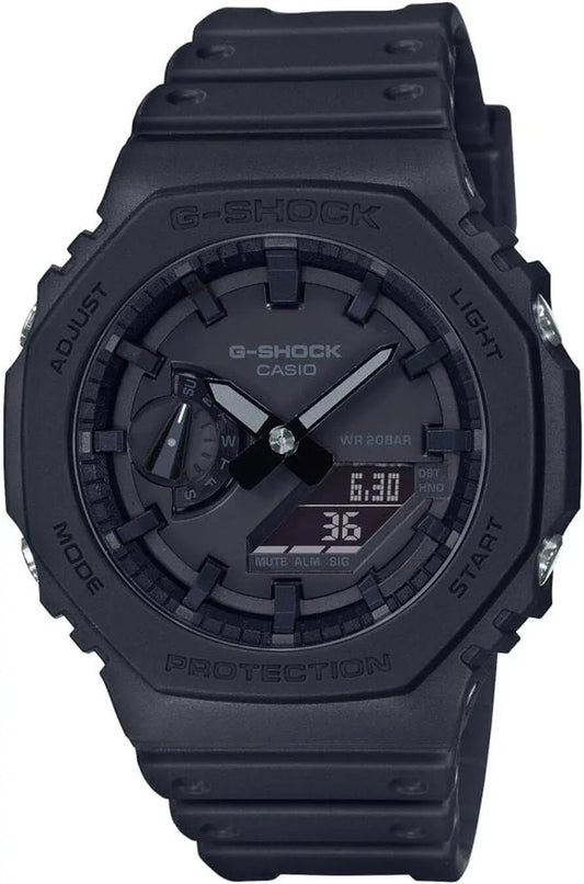 Casio Men's G-Shock Duo Slim Analog-Digital Watch, Black Face, Black Band - Venus Trendy Fashion Online