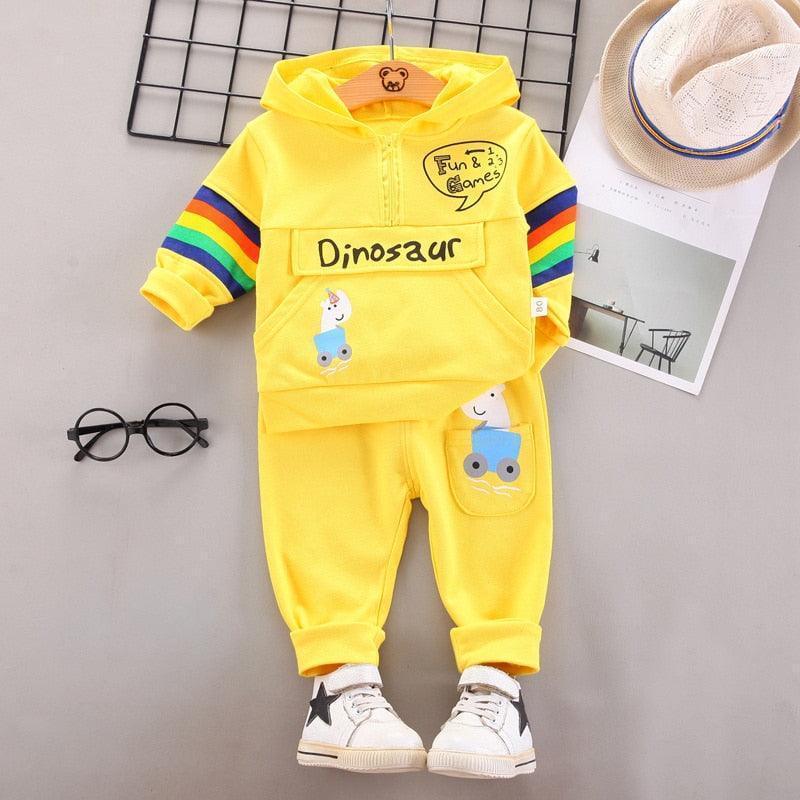Children Hooded Jacket with Pants 2Pcs - Venus Trendy Fashion Online