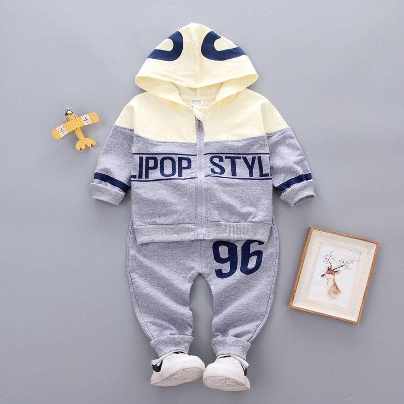 Children Hooded Jacket with Pants 2Pcs - Venus Trendy Fashion Online