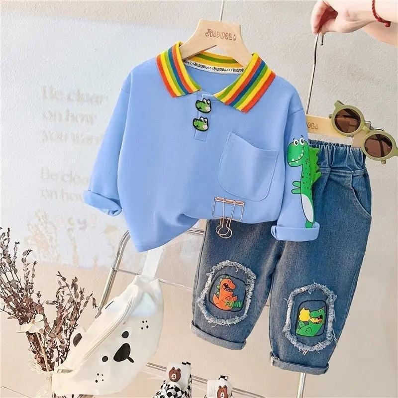 Children Hooded Jacket with Pants 2Pcs - Venus Trendy Fashion Online