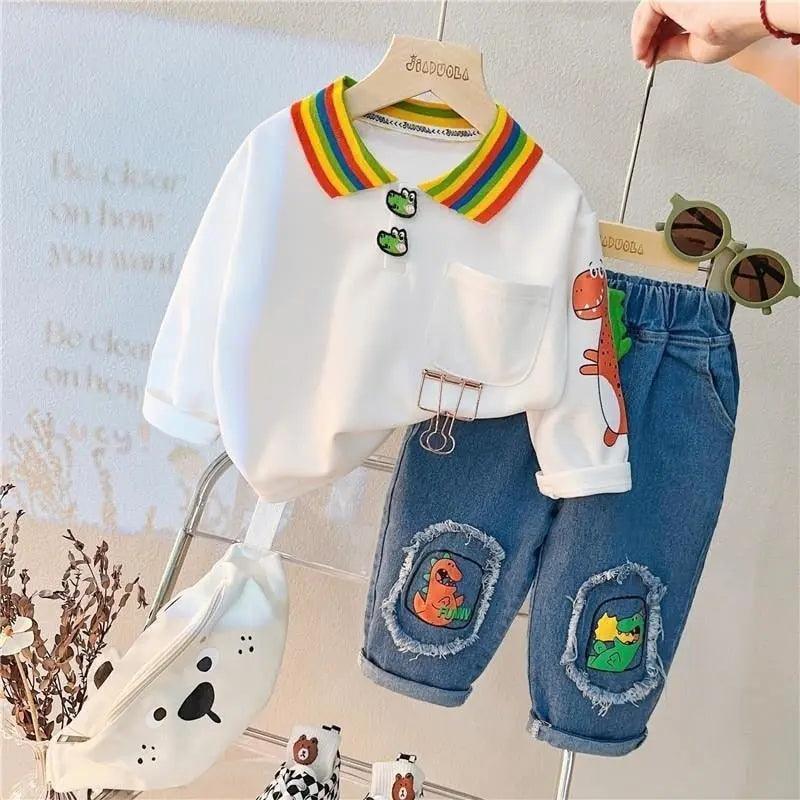 Children Hooded Jacket with Pants 2Pcs - Venus Trendy Fashion Online