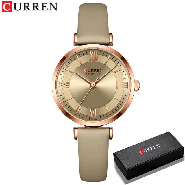 Classic Clock Leather Watch Venus Trendy Fashion Online