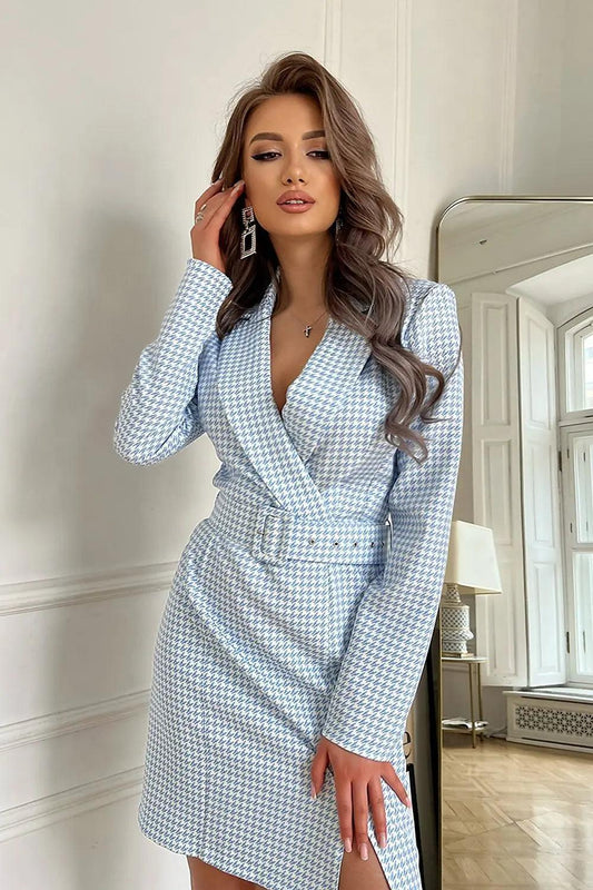 Classic Navy Elegant Daydress - Venus Trendy Fashion Online