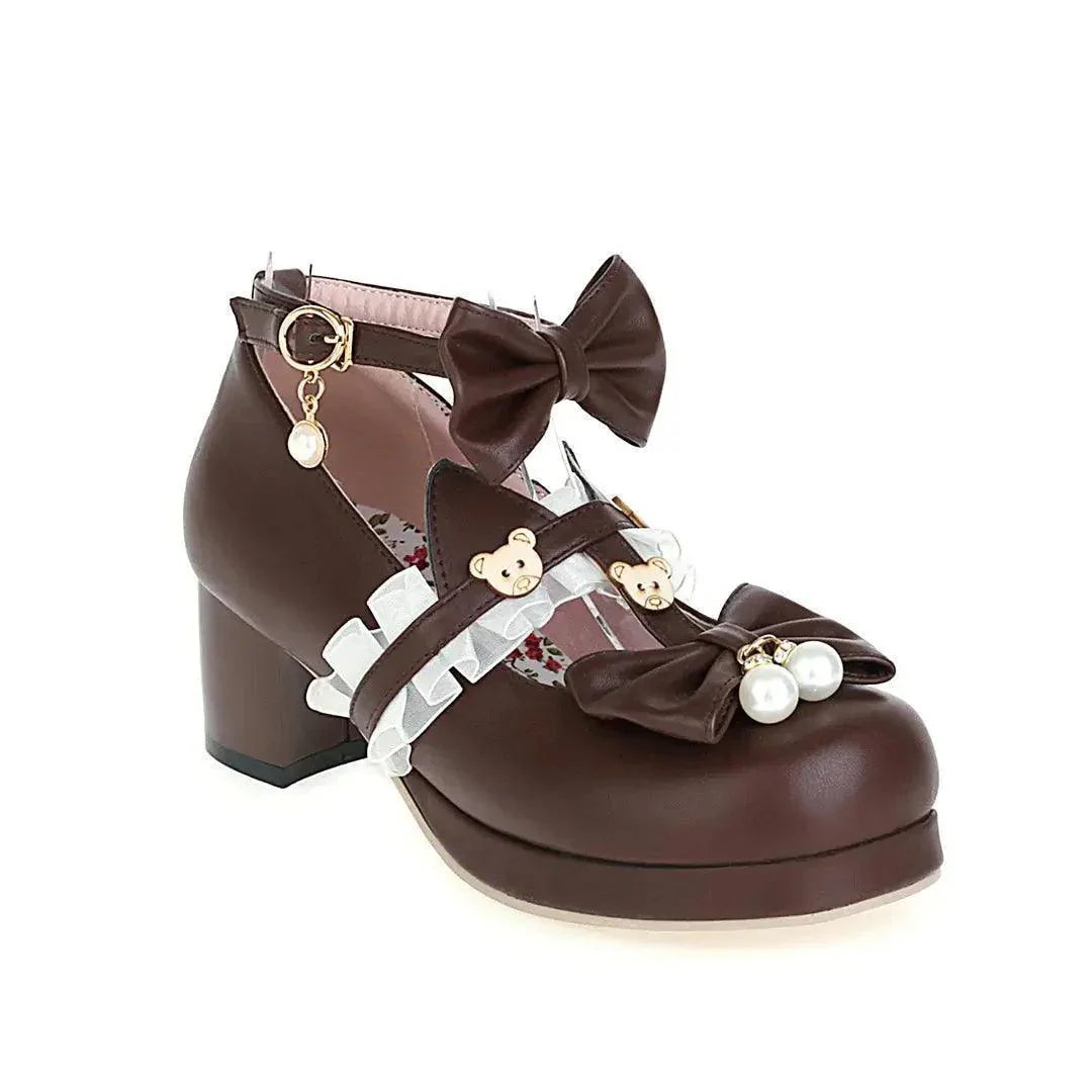 Cute Bear Lolita girls shoes - Venus Trendy Fashion Online
