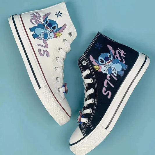 Cute Cartoon Little Monster Pattern Canvas Shoes - Venus Trendy Fashion Online
