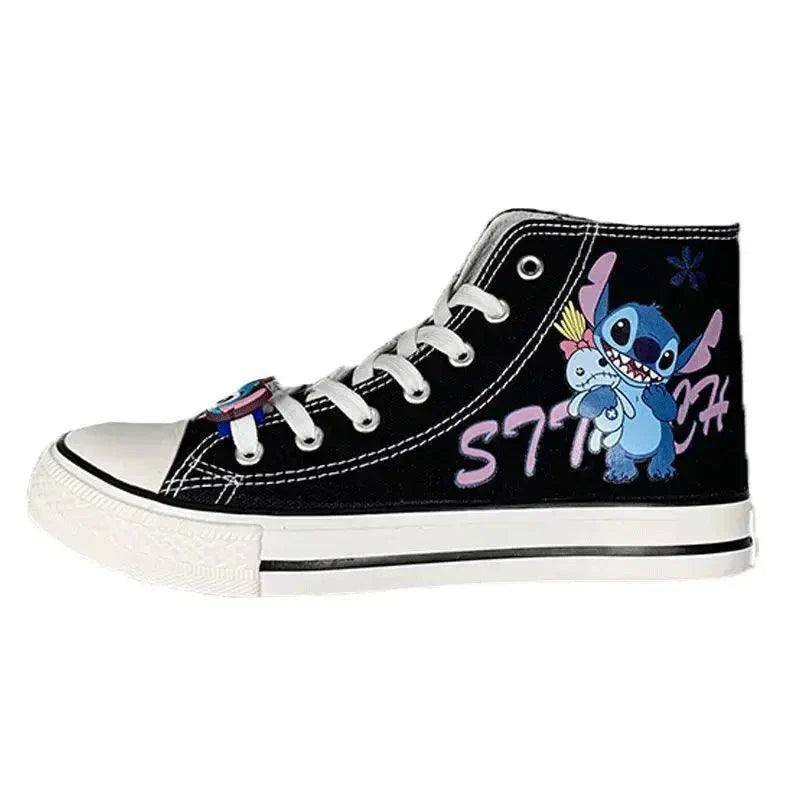 Cute Cartoon Little Monster Pattern Canvas Shoes - Venus Trendy Fashion Online