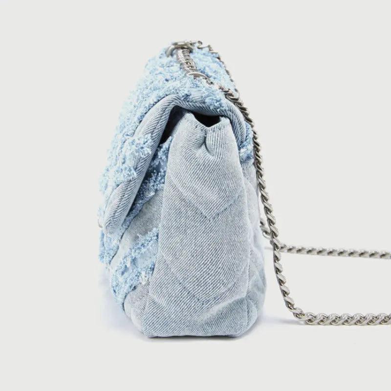 Denim Chain Bag - Venus Trendy Fashion Online