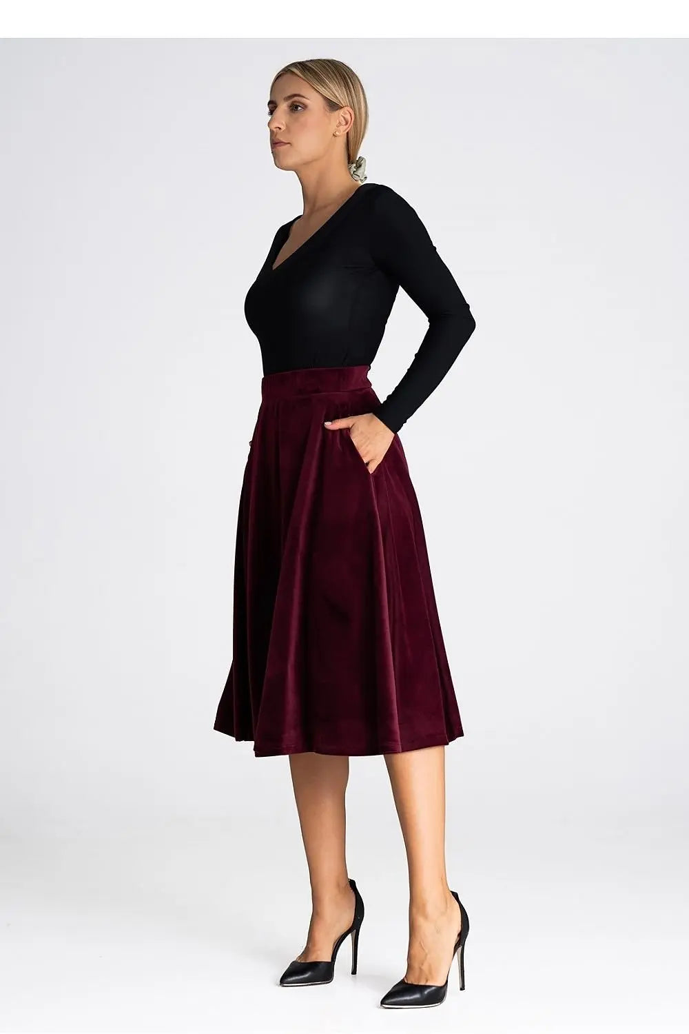 Elegant Trendy Style Midi-Skirt - Venus Trendy Fashion Online