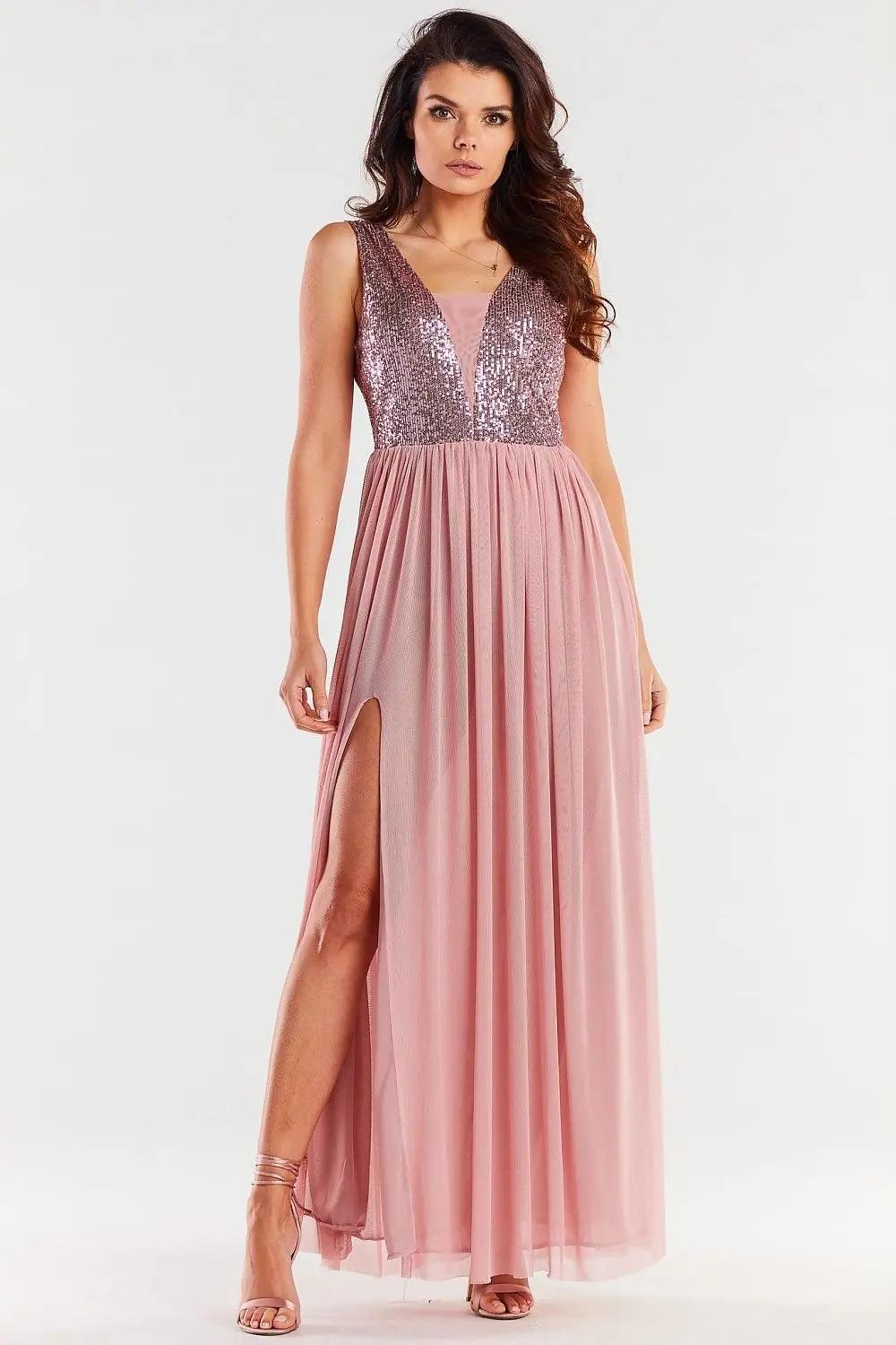 Elegant Trendy Stylish Long Evening dress - Venus Trendy Fashion Online