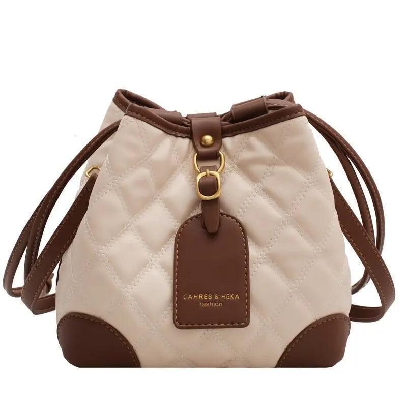 Embroidered Thread Bucket Bag - Venus Trendy Fashion Online