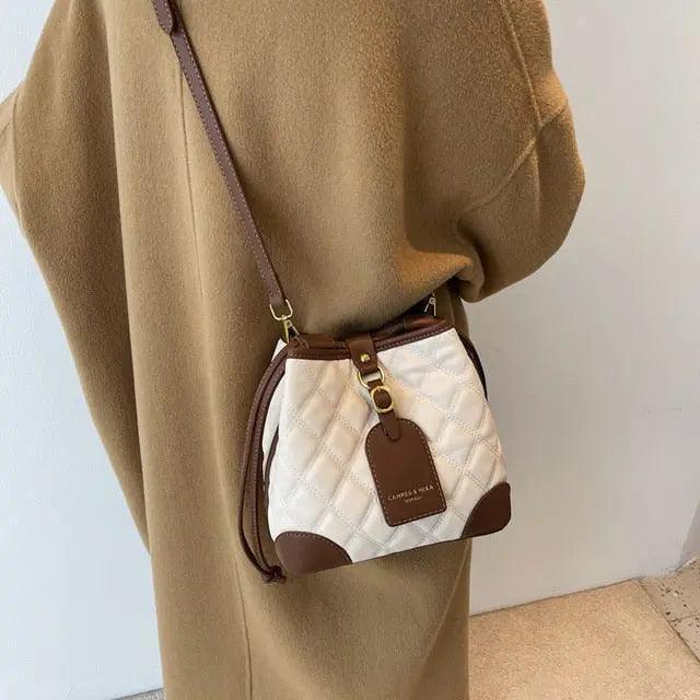 Embroidered Thread Bucket Bag - Venus Trendy Fashion Online