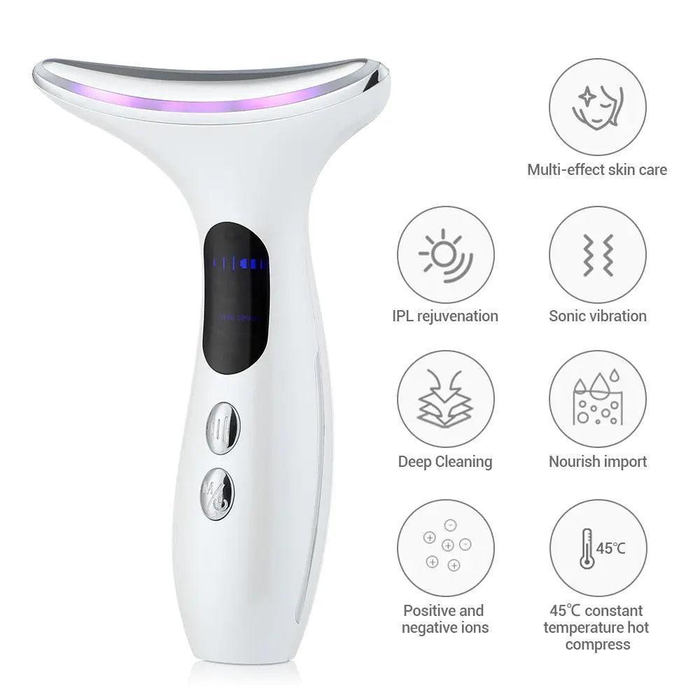 Face Neck Beauty LED Massager - Venus Trendy Fashion Online