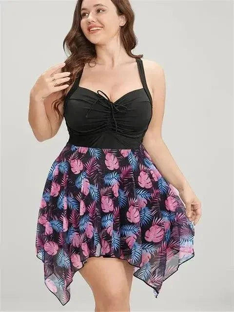 Fashionable Women's Plus Size One Piece Swimsuit - Venus Trendy Fashion Online