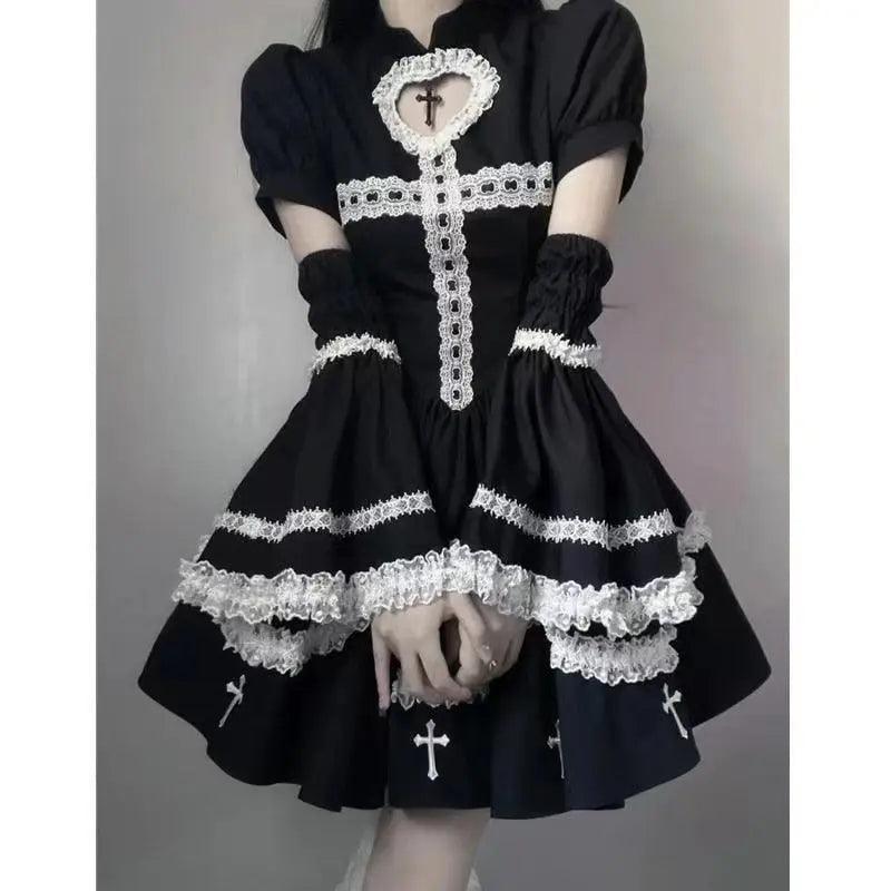 Harajuku Maid Kawaii Lolita Dress - Venus Trendy Fashion Online