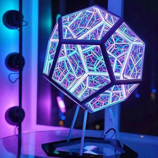 Infinite Dodecahedron Color Art Light - Venus Trendy Fashion Online