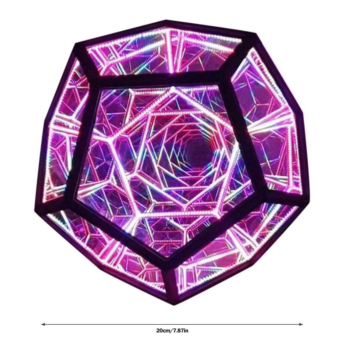 Infinite Dodecahedron Color Art Light - Venus Trendy Fashion Online