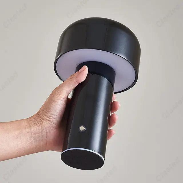 Italian Designer Mushroom Table Lamp Night Light Portable Cordless Touch Rechargeable Decor Lamp USB Bedside Lamp Desktop Lamp - Venus Trendy Fashion Online