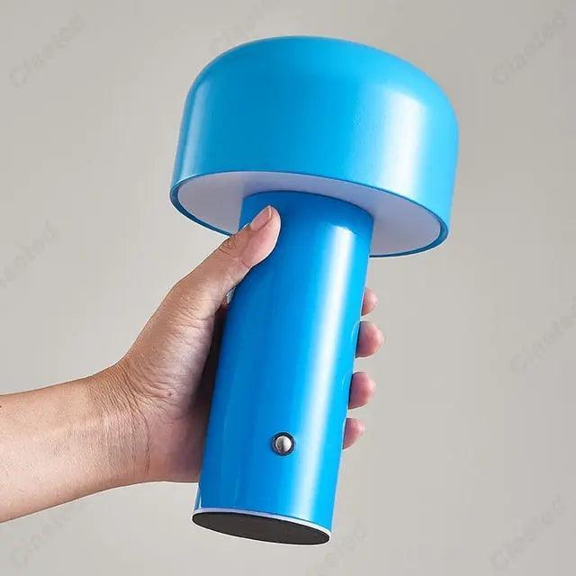 Italian Designer Mushroom Table Lamp Night Light Portable Cordless Touch Rechargeable Decor Lamp USB Bedside Lamp Desktop Lamp - Venus Trendy Fashion Online