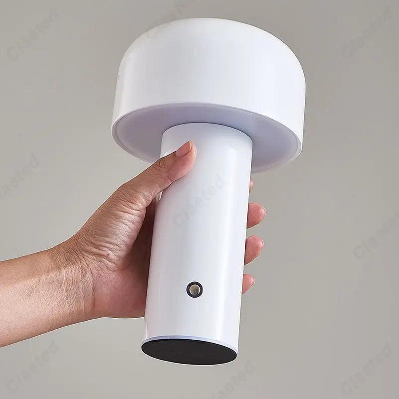 Italian Designer Mushroom Table Lamp Night Light Portable Cordless Touch Rechargeable Decor Lamp USB Bedside Lamp Desktop Lamp - Venus Trendy Fashion Online