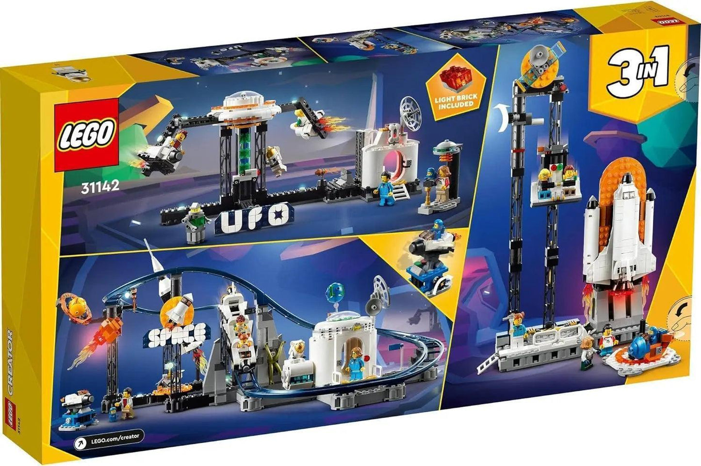 LEGO® Creator Space Roller Coaster 31142 Building Toy Set for Ages 9+ - Venus Trendy Fashion Online