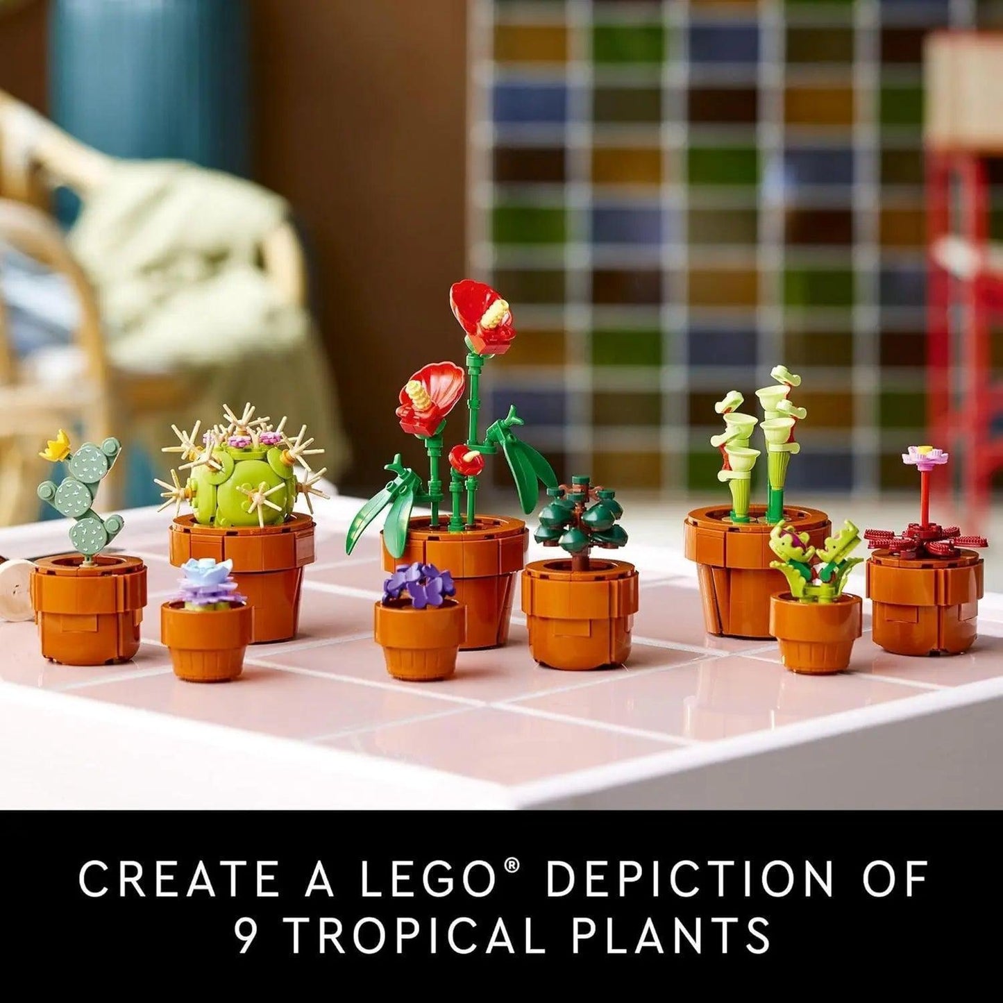 LEGO® Icons Tiny Plants 10329 Building Set, Home Decor for Adults and Flower-Lovers, Mindful Building Project - Venus Trendy Fashion Online