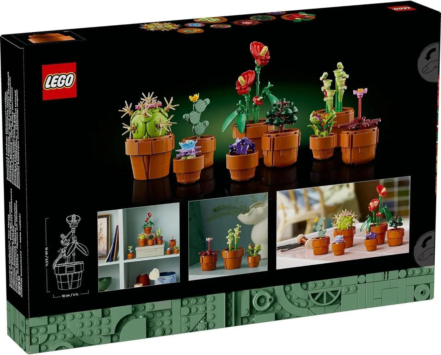 LEGO® Icons Tiny Plants 10329 Building Set, Home Decor for Adults and Flower-Lovers, Mindful Building Project - Venus Trendy Fashion Online