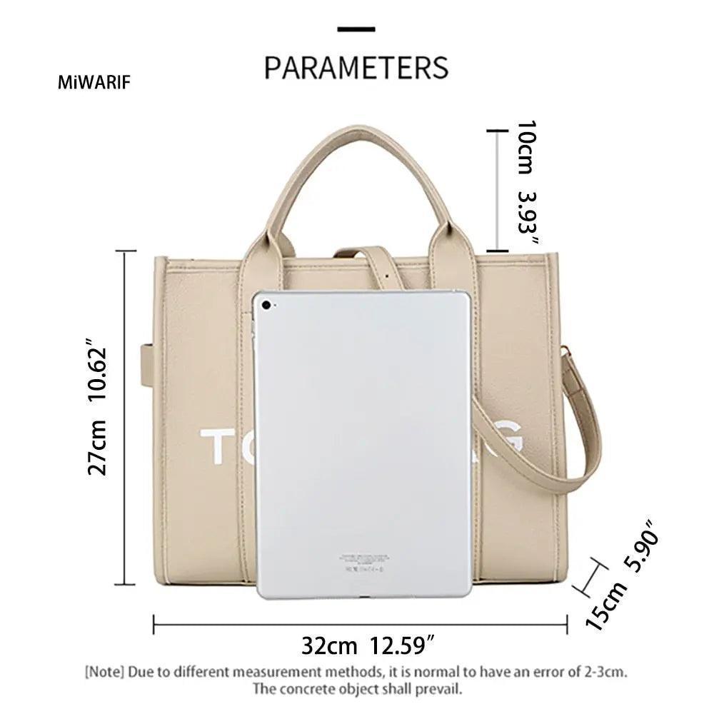 Large PU Luxury Handbag - Venus Trendy Fashion Online