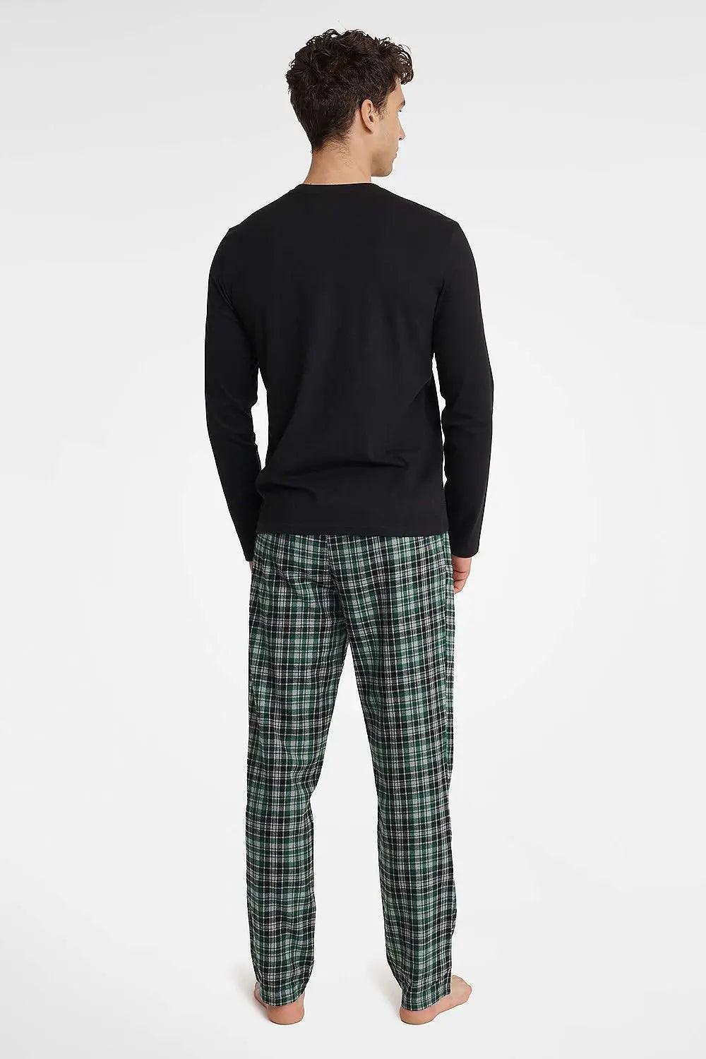 Long Sleeves Half-Round Neckline Pyjama - Venus Trendy Fashion Online