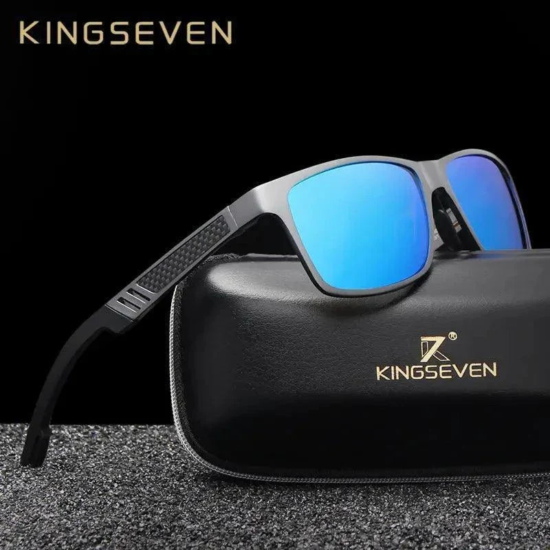 Men Polarized Sunglasses Aluminum Magnesium Sun Glasses Driving Glasses Rectangle Shades - Venus Trendy Fashion Online