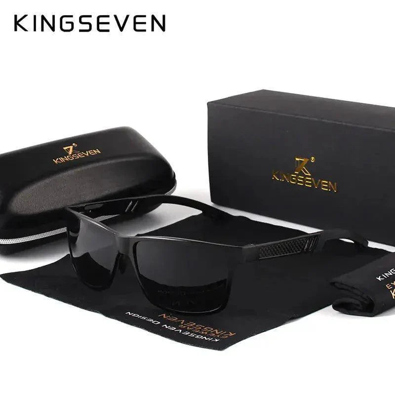 Men Polarized Sunglasses Aluminum Magnesium Sun Glasses Driving Glasses Rectangle Shades - Venus Trendy Fashion Online