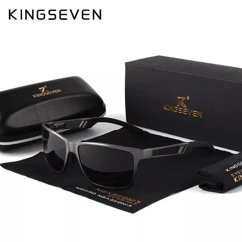 Men Polarized Sunglasses Aluminum Magnesium Sun Glasses Driving Glasses Rectangle Shades - Venus Trendy Fashion Online