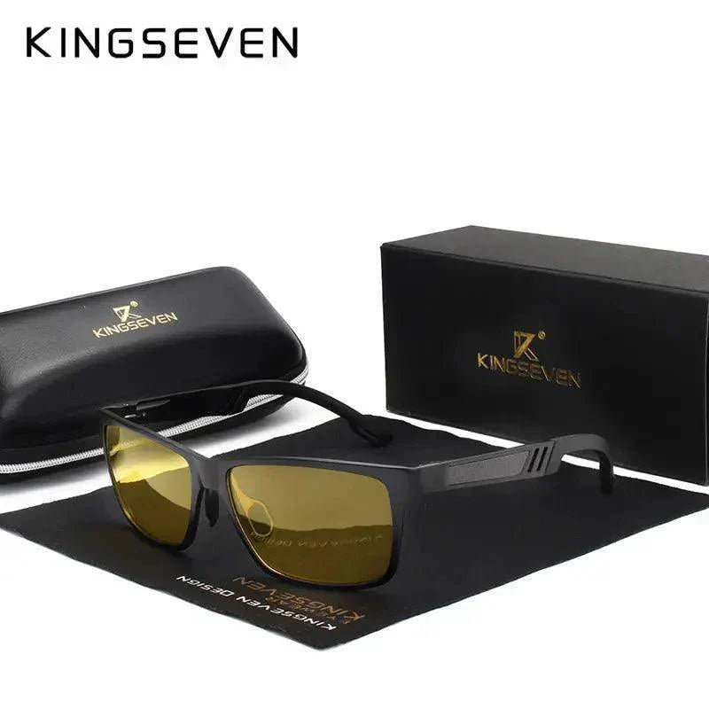 Men Polarized Sunglasses Aluminum Magnesium Sun Glasses Driving Glasses Rectangle Shades - Venus Trendy Fashion Online