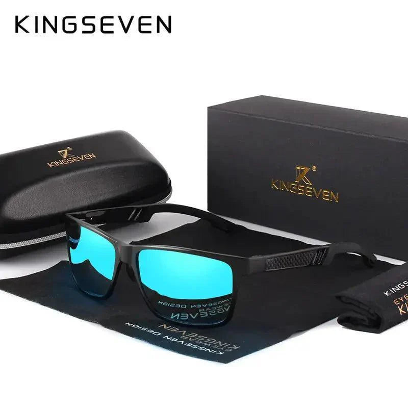 Men Polarized Sunglasses Aluminum Magnesium Sun Glasses Driving Glasses Rectangle Shades - Venus Trendy Fashion Online