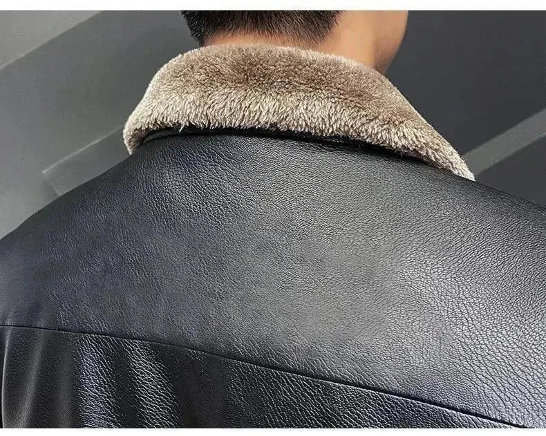 Men's Luxury Vintage Leather Jacket - Venus Trendy Fashion Online