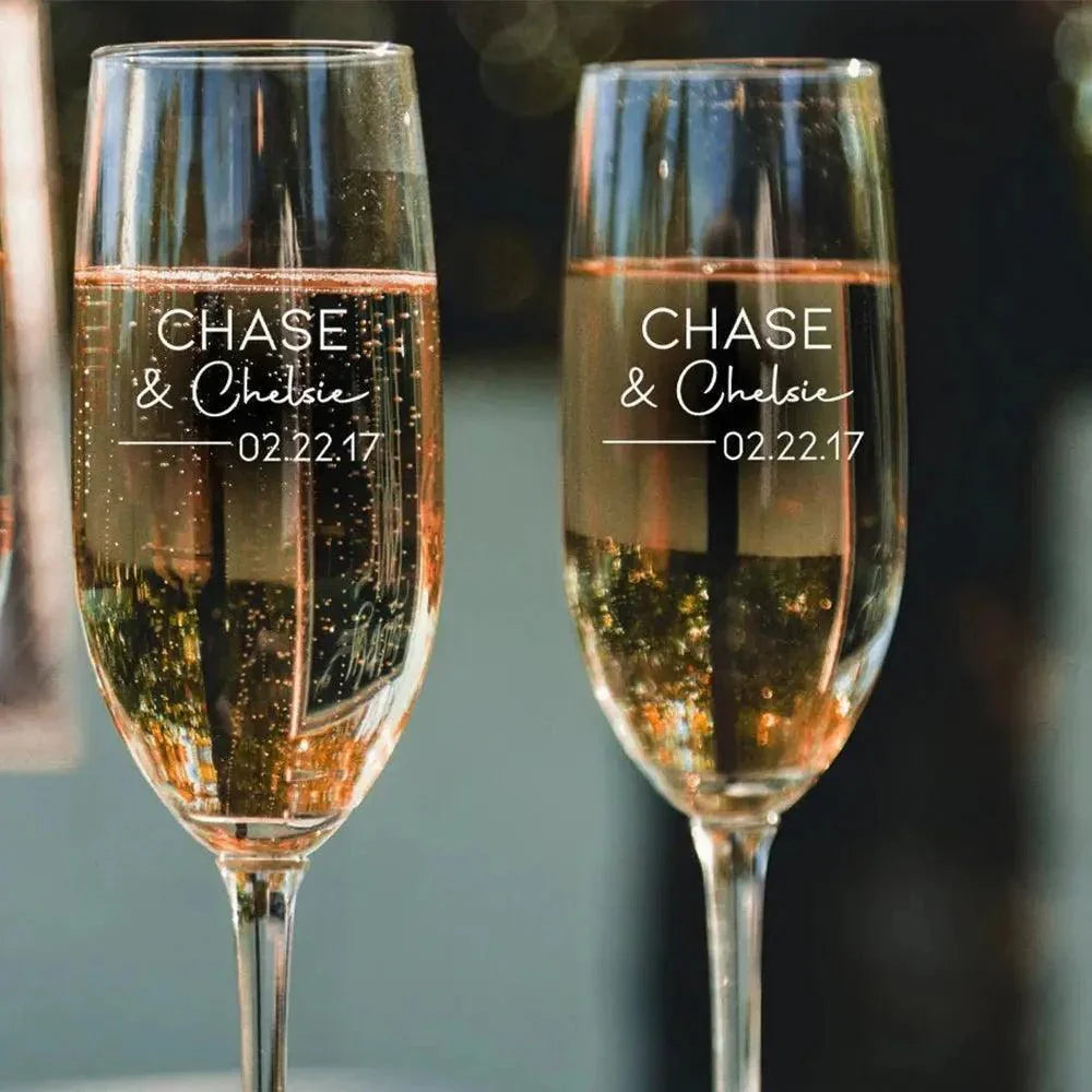 Mr. And Mrs. Wedding Toasting Flutes Wedding Glasses sets - Venus Trendy Fashion Online